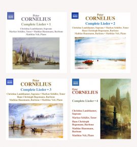 Peter Cornelius – Sämtliche Lieder (4 CDs)